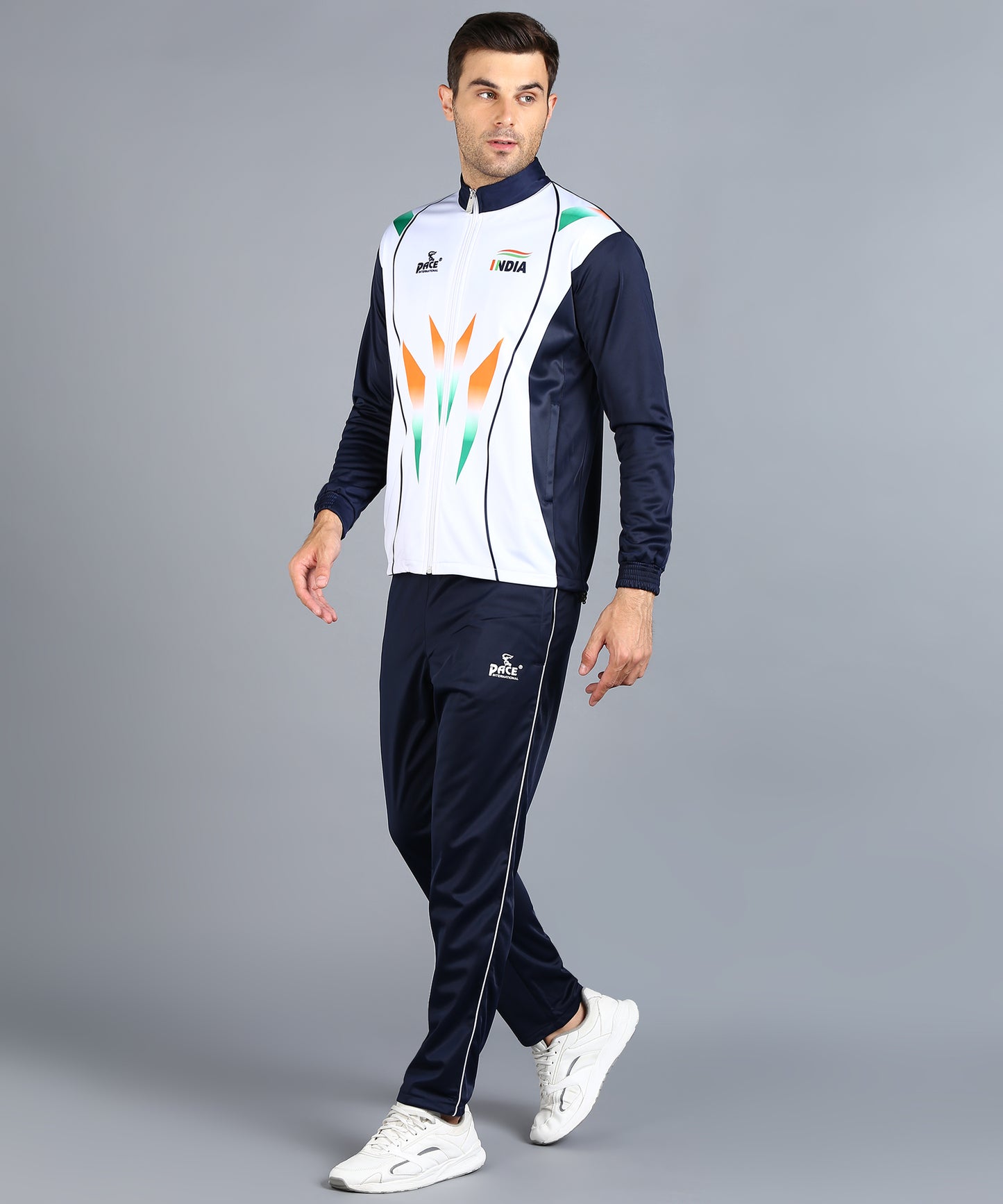 Pace International Men Printed Track Suit