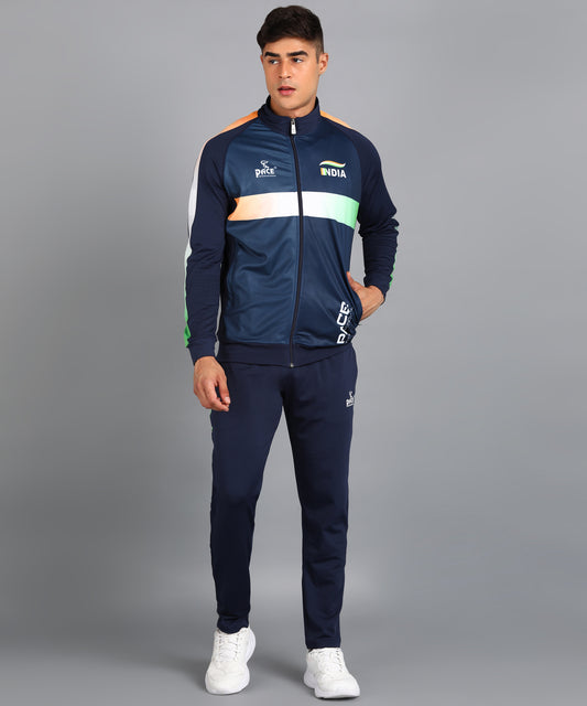 Pace International Printed Stretchable Men Track Suit