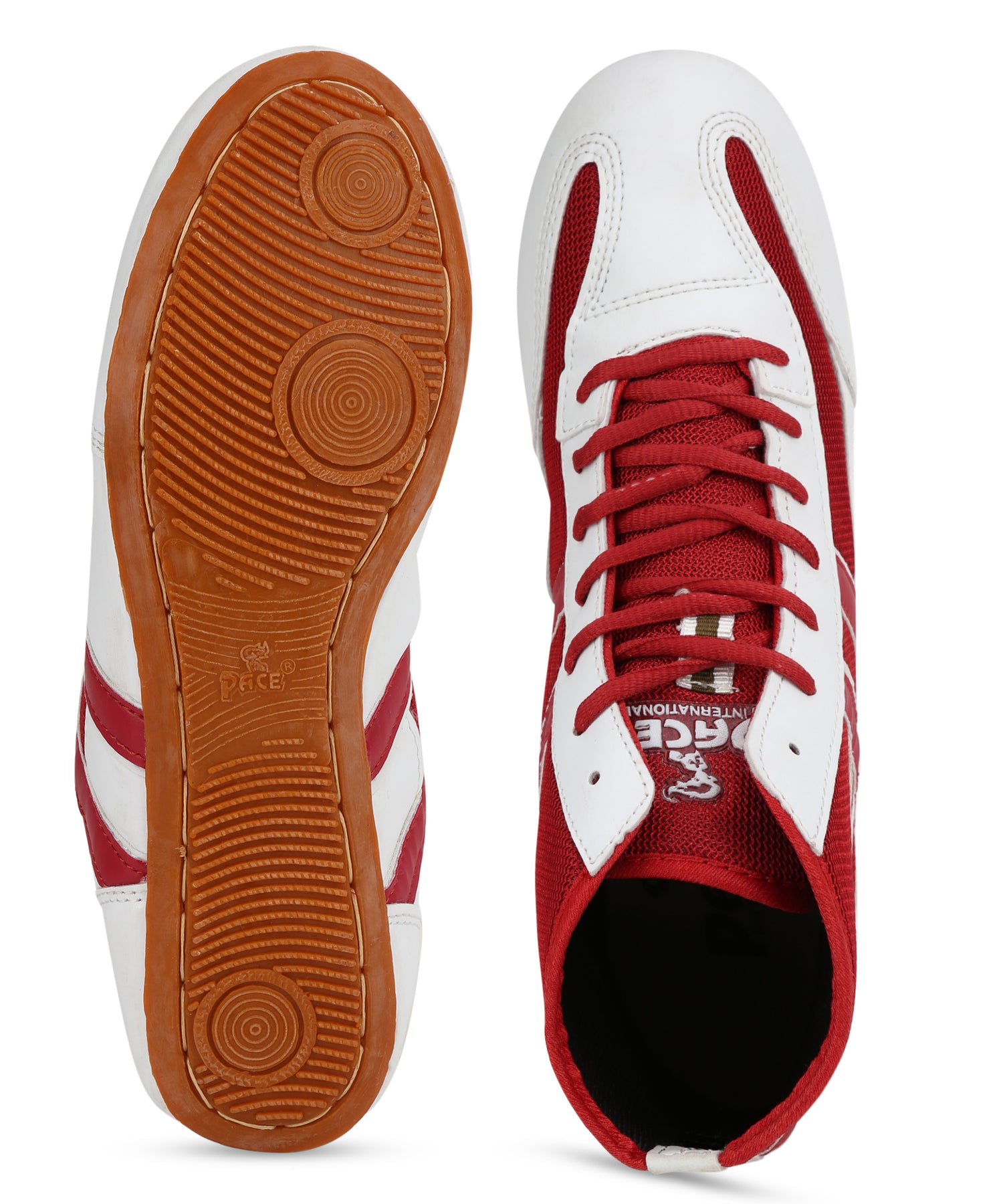 Red And White Men Sega Kabaddi Shoes at Rs 445/pair in Meerut
