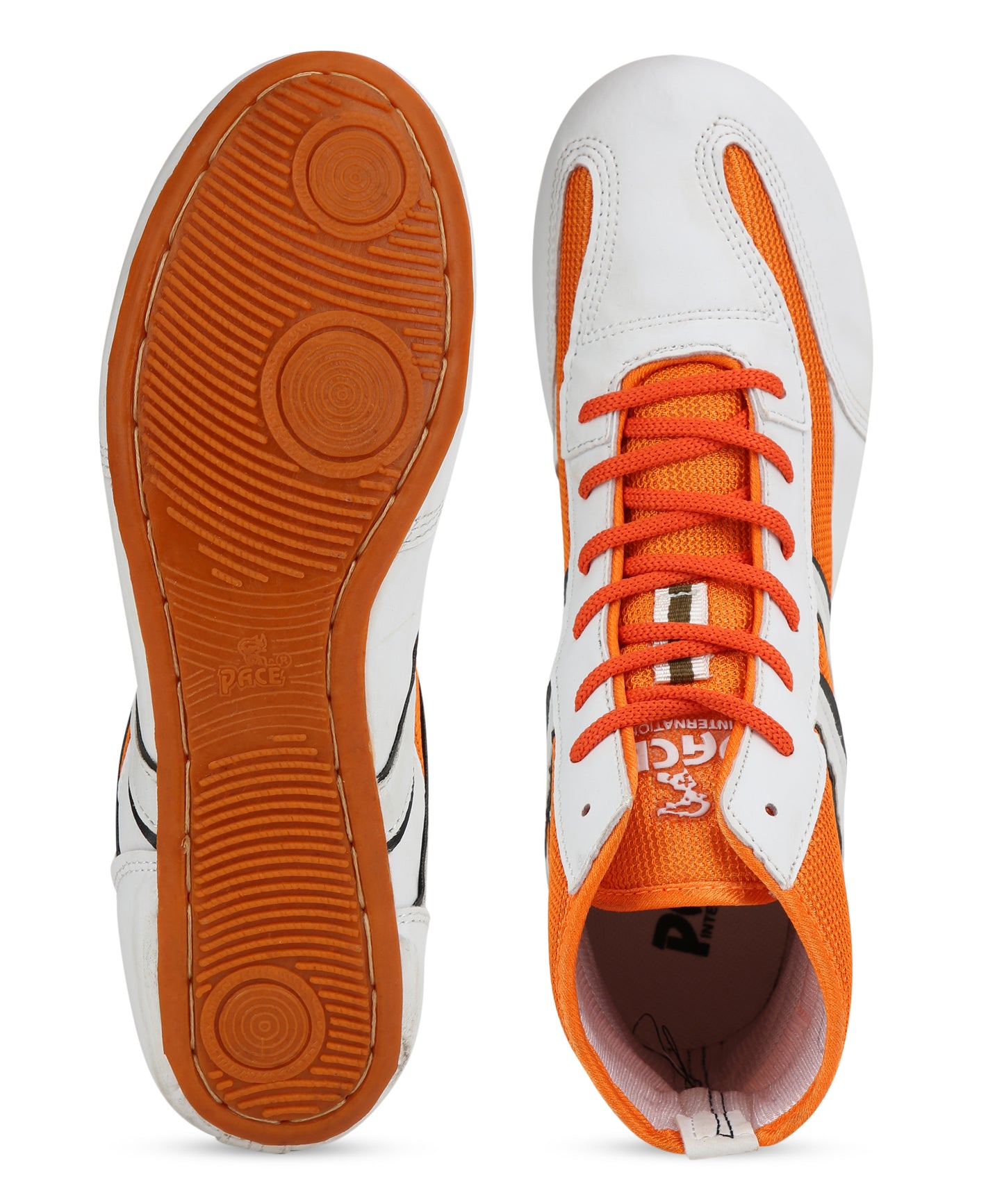 Pace International Kabaddi Shoes (Orange/ White)
