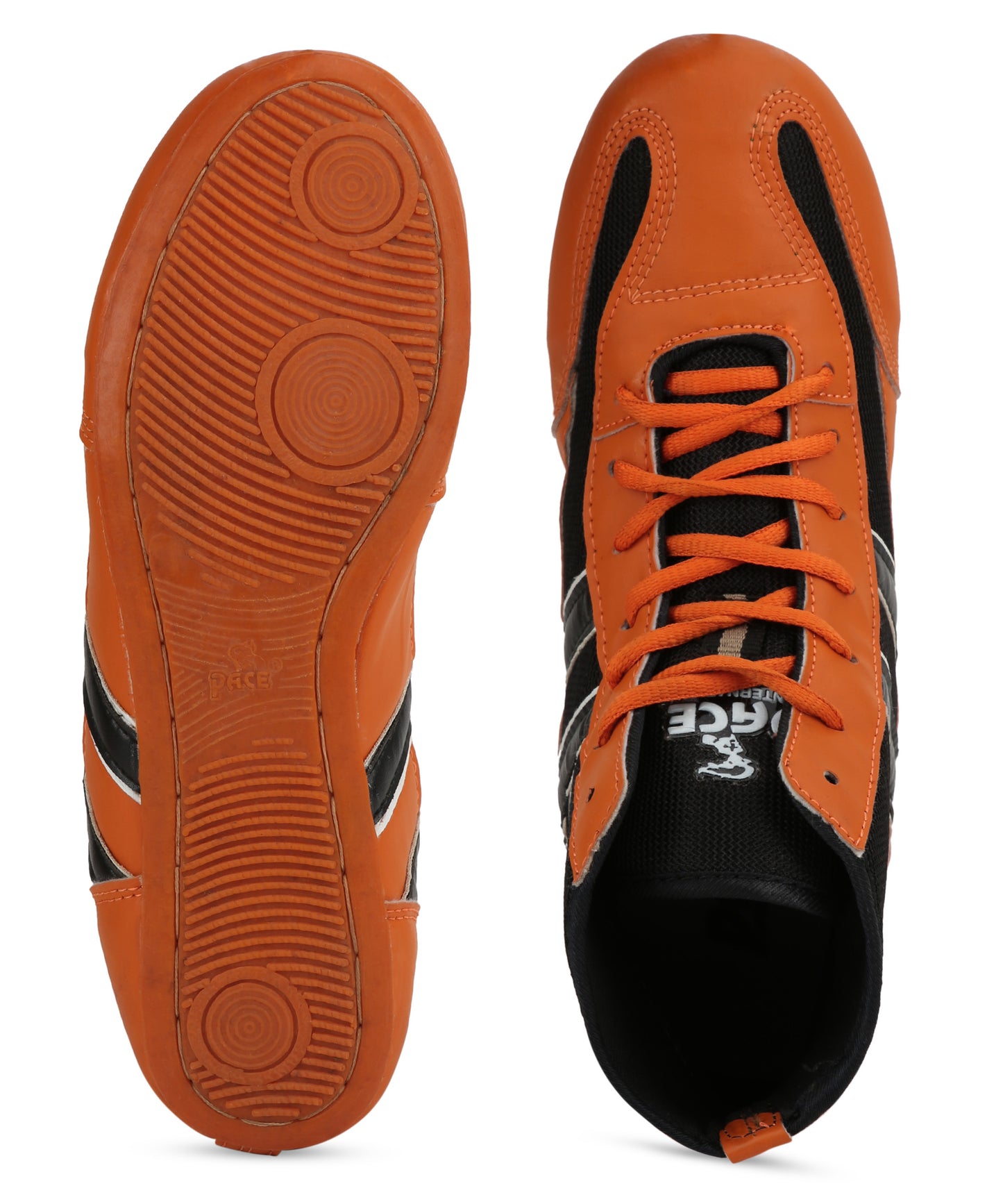 Pace International Kabaddi Shoes(Orange/ Black)