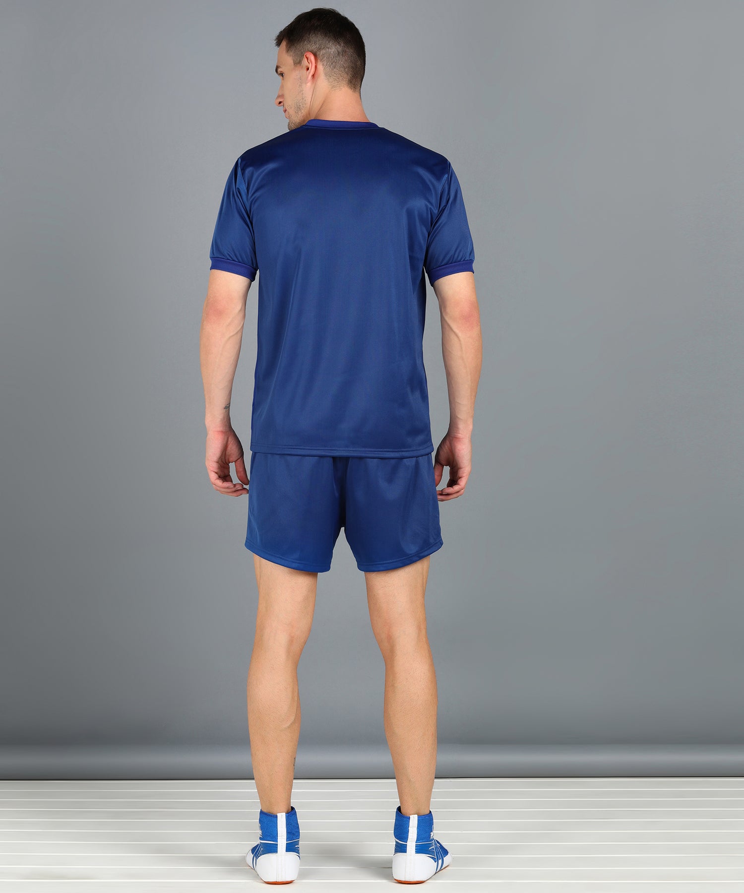 Pace International Kabaddi Jersey & Shorts for Men M / Navy Blue